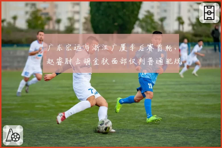 广东宏远与浙江广厦季后赛首轮,赵睿肘击胡金秋面部仅判普通犯规,该升级违体吗?