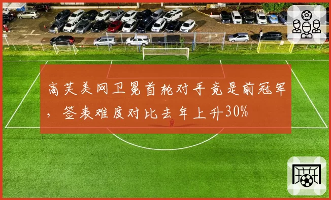高芙美网卫冕首轮对手竟是前冠军,签表难度对比去年上升30%